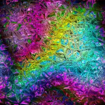 Seamless rainbow glass pattern Illustrazione stock