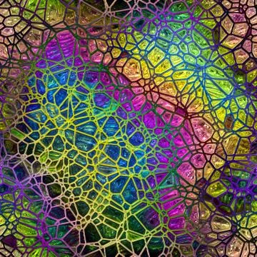 Seamless rainbow glass pattern Stock Illustration