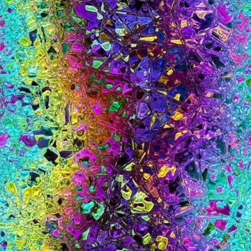 Seamless rainbow glass pattern Illustrazione stock