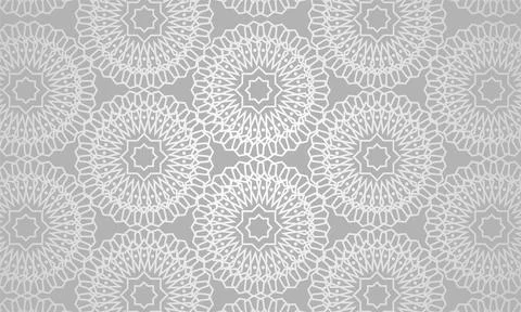Seamless ramadan islamic pattern in arabian style background Illustrazione stock