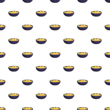 Seamless ramen bowl pattern illustrating japanese cuisine culture Stockillustratie
