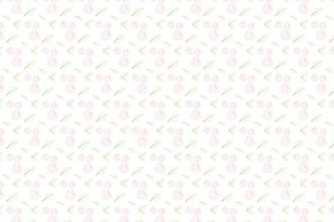 Seamless Raspberry Pattern Illustration. Stock Illustration