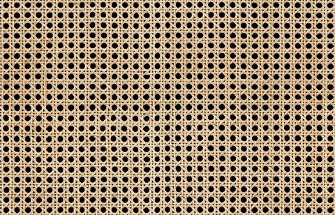 Seamless rattan texture background for design projects and creative uses Stock Photos