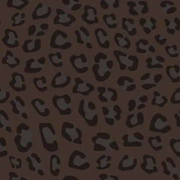 Seamless realistic animal pattern. Imitation of skin of black leopard, panthe Stock Illustration