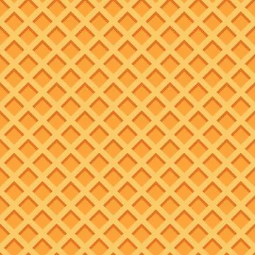Seamless realistic wafer pattern for concept design. Sweet seamless. Vector i Illustrazione stock