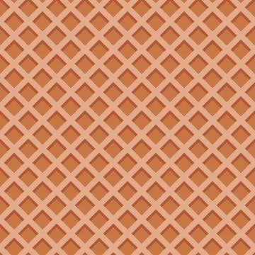 Seamless realistic wafer pattern for concept design. Sweet seamless. Vector i Illustrazione stock