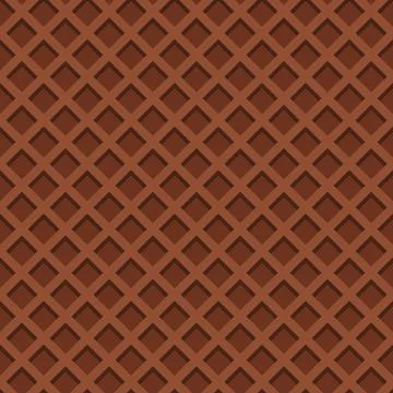 Seamless realistic wafer pattern for concept design. Sweet seamless. Vector.. Stock Illustration
