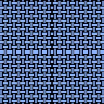 Seamless rectangles pattern blue black Stock Illustration