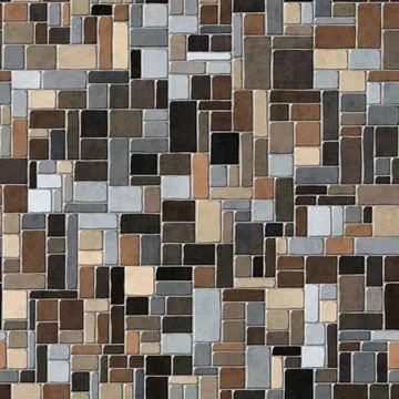 Seamless rectangular tile flooring pattern. Illustrazione stock