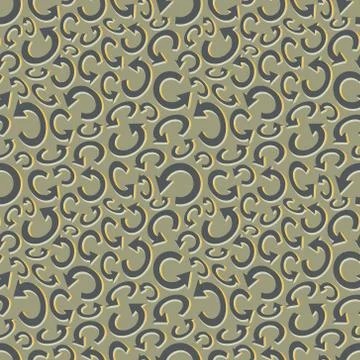 Seamless recycle background. Vector pattern Stock Illustration