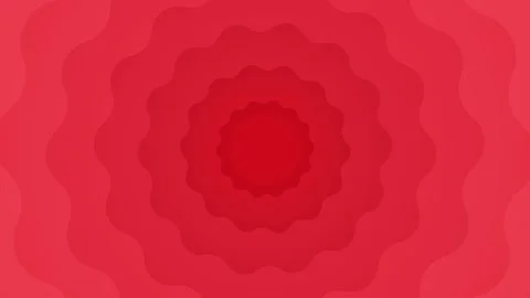 Seamless Red Abstract Background Animation with Glowing Ripple Lines Video stock 310615698