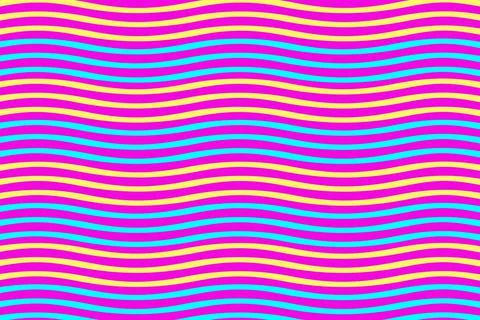 Seamless red and blue waves of Optical illusion pattern, for Fabric Printing  Illustrazione stock