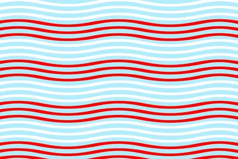 Seamless red and blue waves of Optical illusion pattern, for Fabric Printing  Stock Illustration