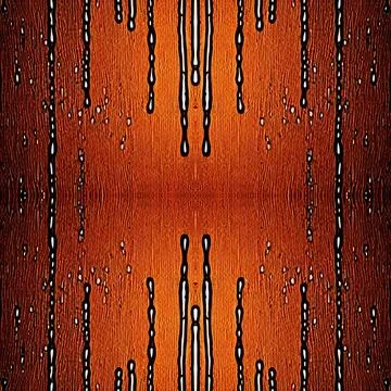 Seamless red background with drops of black liquid. A beautiful red abstracti Stock Illustration