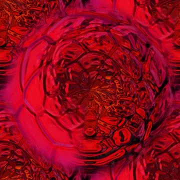 Seamless red background with round elements. Beautiful abstraction.  Stock Illustration