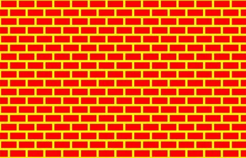 Seamless Red Brick Wall Texture Background Pattern Illustrazione stock