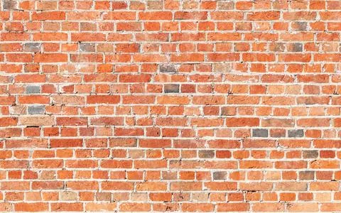 Seamless red brick wall texture Stock Photos