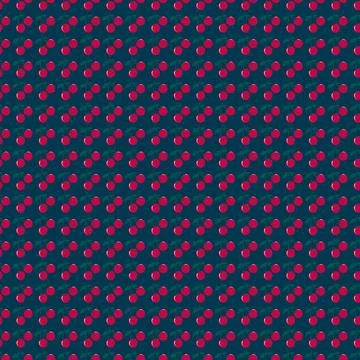 Seamless red cherry pattern design, flat cherry pattern template wrapping pap Stock Photos