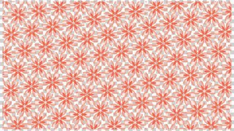 Seamless Red Floral Pattern Vector Background Texture イラスト素材