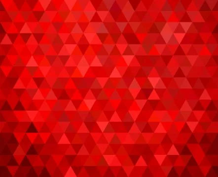Seamless red geometric background Stock Illustration