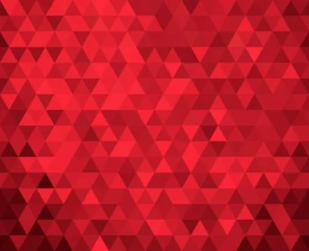 Seamless red geometric background Stock Illustration