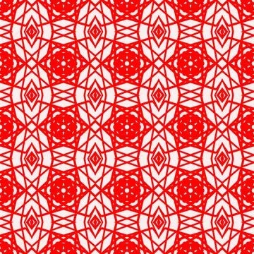 Seamless red geometric line pattern background Illustrazione stock