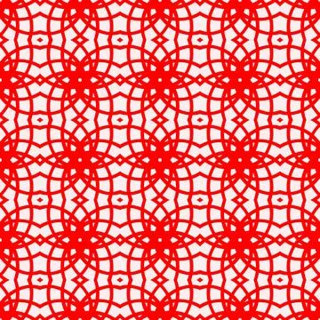 Seamless red geometric line pattern background Stock-Illustration