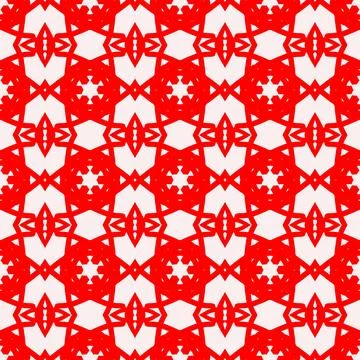 Seamless red geometric line pattern background Stock-Illustration