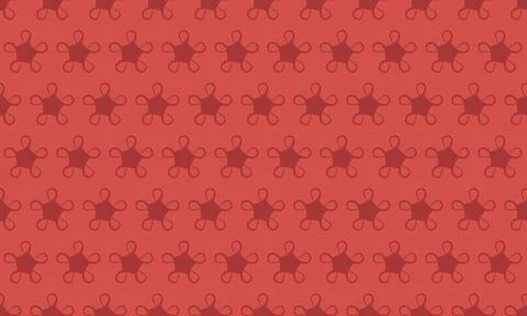 Seamless red geometric pattern.  Elegant, repeating design featuring stylized Illustrazione stock
