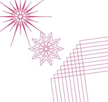 Seamless Red Geometric Tile Vector Pattern for Modern Wallpaper, Background.. Stock Illustration