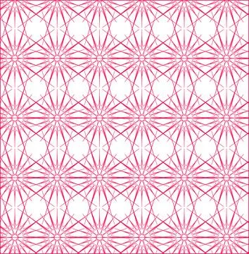Seamless Red Geometric Tile Vector Pattern for Modern Wallpaper, Background.. Illustrazione stock