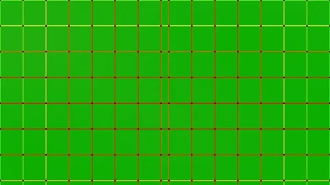 Seamless Red Grid Pattern Background - Abstract Geometric Texture Stock Footage 331992222