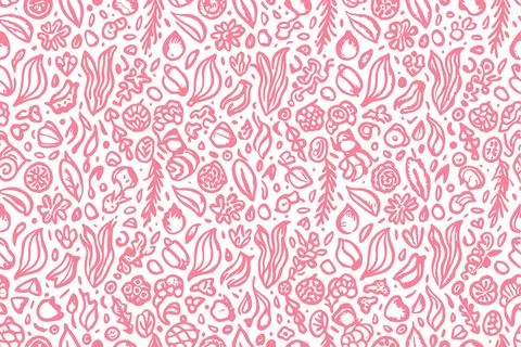 Seamless Red Heart Pattern for Valentines Day Cards and Romantic Decor Stock Illustration