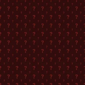 Seamless red pattern question mark Stock Illustration