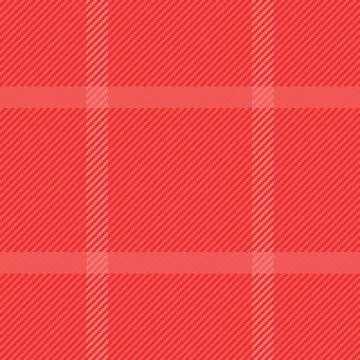Seamless red plaid pattern featuring a classic checkered textile texture. Thi Stock Illustration