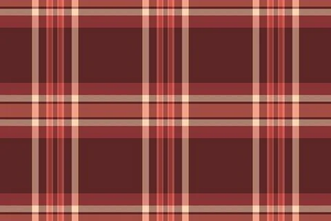 A seamless red plaid pattern featuring a sophisticated herringbone weave. Thi Stock Illustration