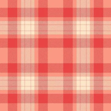 Seamless red plaid pattern. Versatile texture for backgrounds, textiles, craf Illustrazione stock