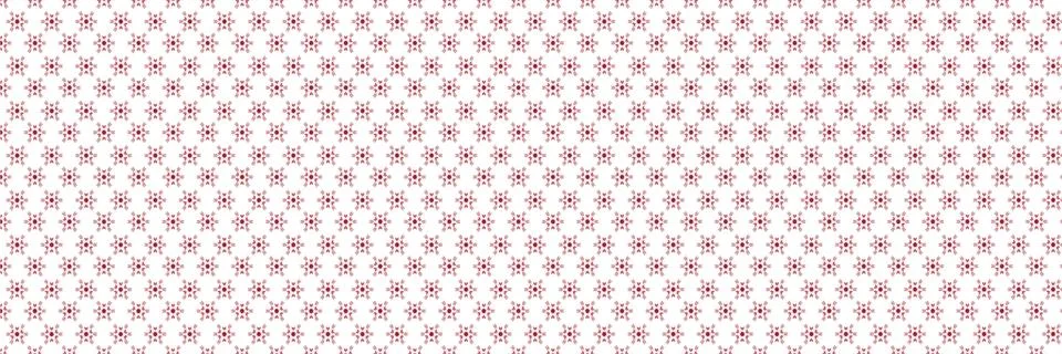 Seamless red snow shape design on white for pattern and background,Christmas  Stock Illustration