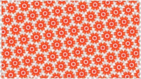 Seamless Red Star Pattern with Circular Cutout Shapes イラスト素材