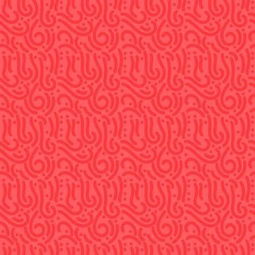 Seamless red striped pattern, vector illustration. Stock Illustration