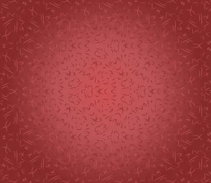 Seamless red vintage pattern Stock Illustration