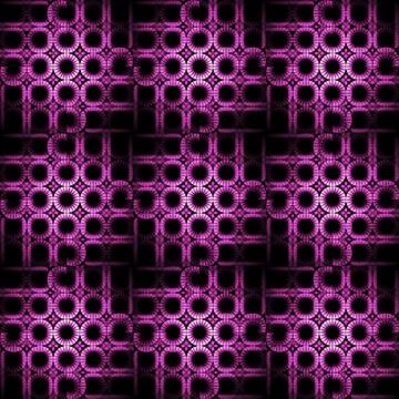 Seamless regular circle pattern pink violet purple black blurred Stock Illustration