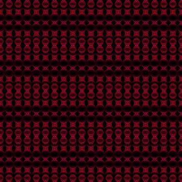 Seamless regular circles pattern red brown black Stock Illustration