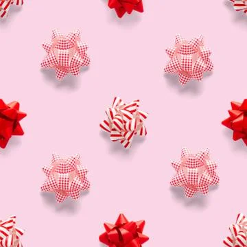 Seamless regular creative Christmas pattern with New Year decorations. xmas M Stock Photos
