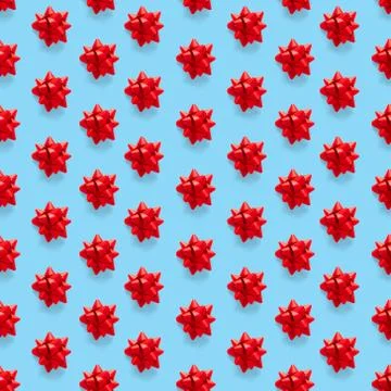 Seamless regular creative Christmas pattern with New Year decorations. xmas M Foto stock