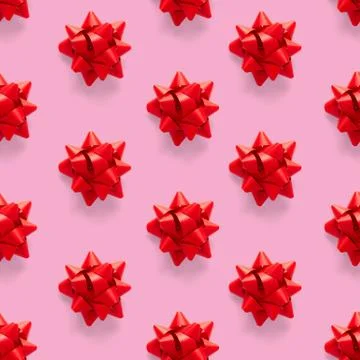 Seamless regular creative Christmas pattern with New Year decorations. xmas M Foto stock