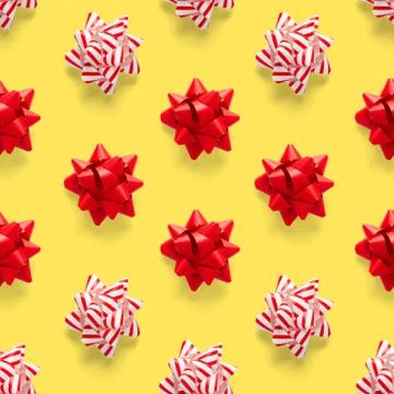 Seamless regular creative Christmas pattern with New Year decorations. xmas M Stock Photos