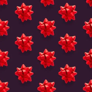 Seamless regular creative Christmas pattern with New Year decorations. xmas M Stock Photos