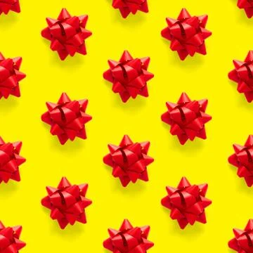 Seamless regular creative Christmas pattern with New Year decorations. xmas M Stock Photos