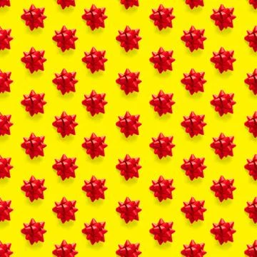 Seamless regular creative Christmas pattern with New Year decorations. xmas M Foto stock